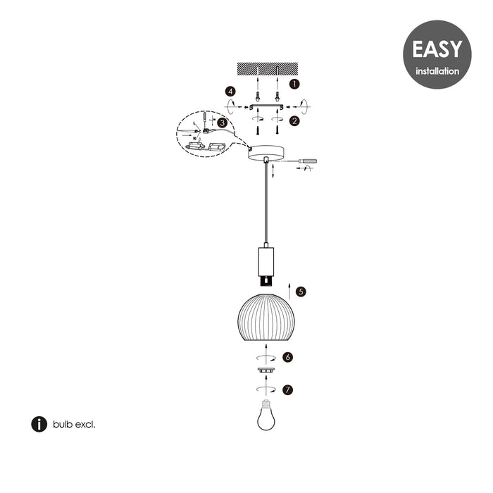 Home sweet home hanglamp Credo messing | opaal glas