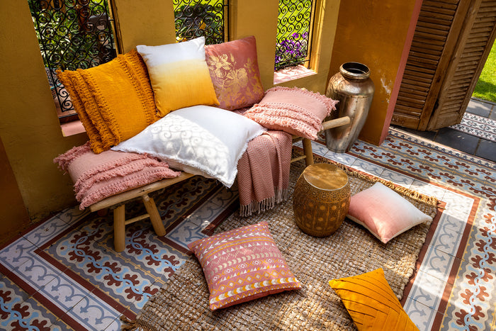 Dutch Decor kussenhoes FARA - 45x45 cm Golden Glow