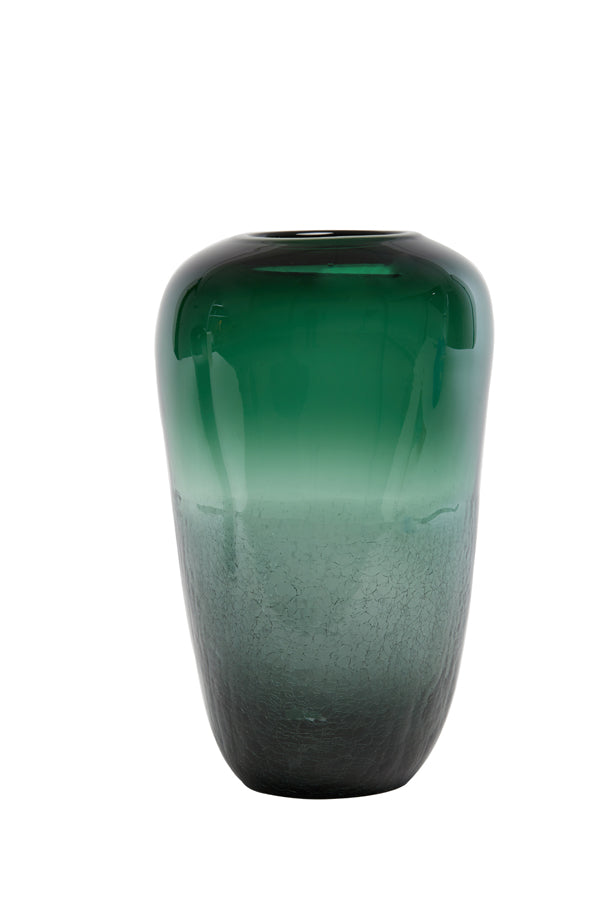 Light & Living Light&living Vaas 20x19,5x36 cm TAPOLO glas grijs groen