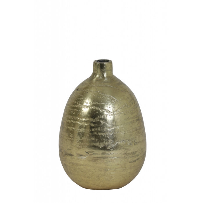 Light & Living Vaas Molza Goud - Metaal - 16x21x16cm (BxHxD)