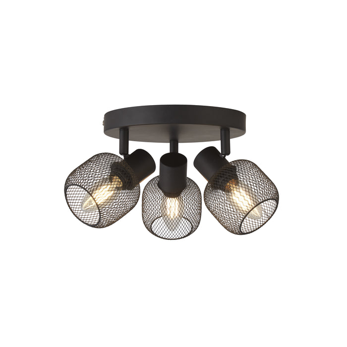 Searchlight Genua Plafondlamp - Mesh Cage