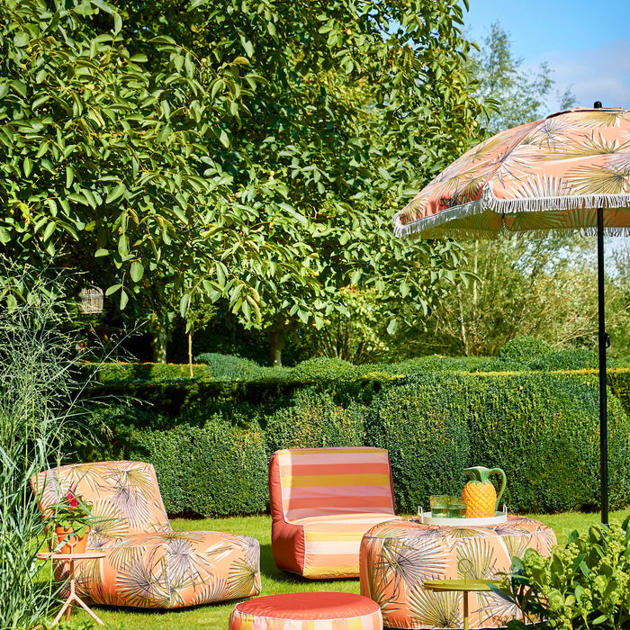 In The Mood Collection Parasol Palmbladeren - H238 x Ø220 cm - Oranje