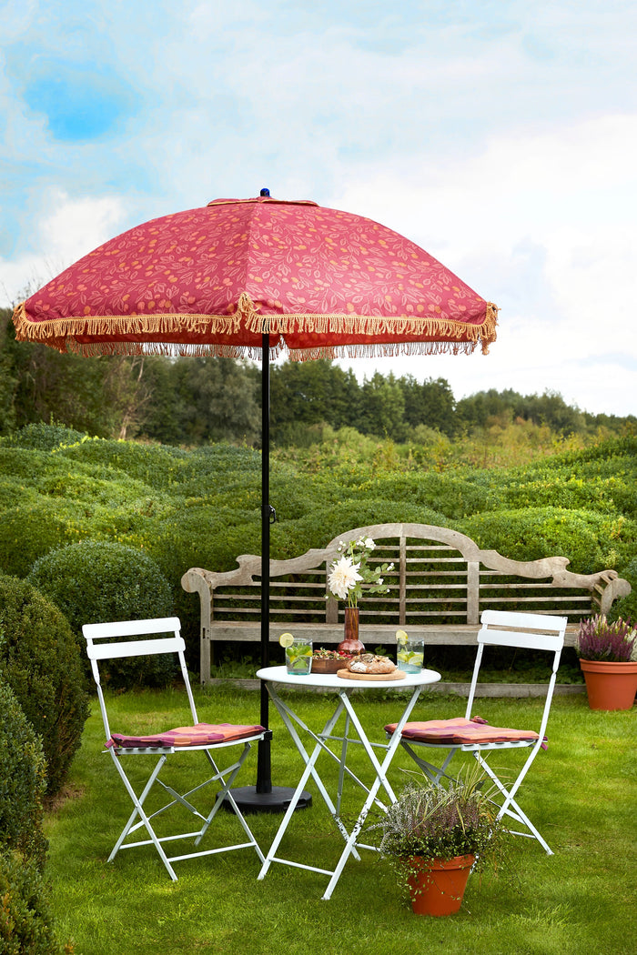 In The Mood Collection Parasol Bessen - H238 x Ø220 cm - Roze