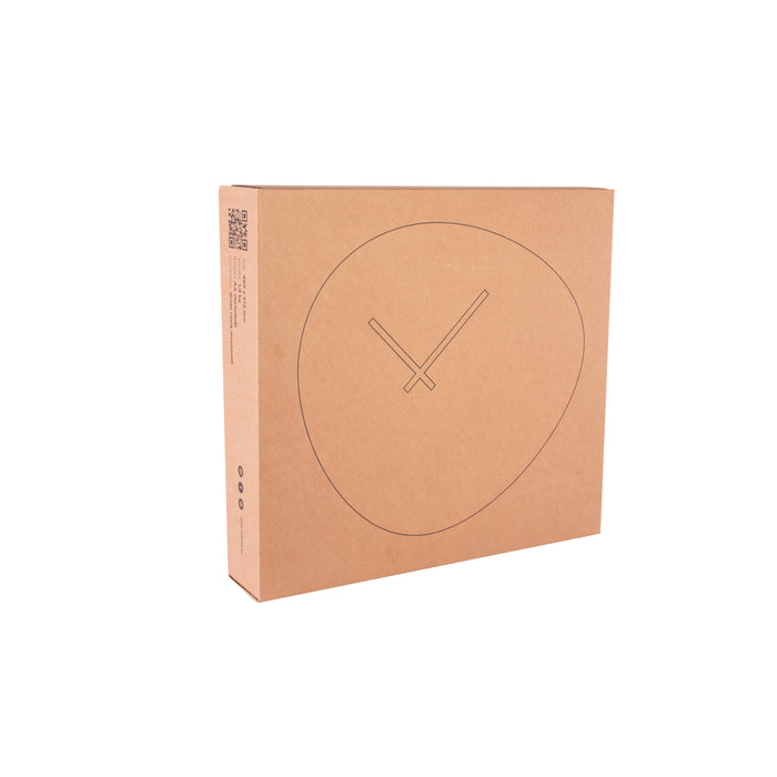 KLOQ Wandklok 'Pebble' Petrol Blauw