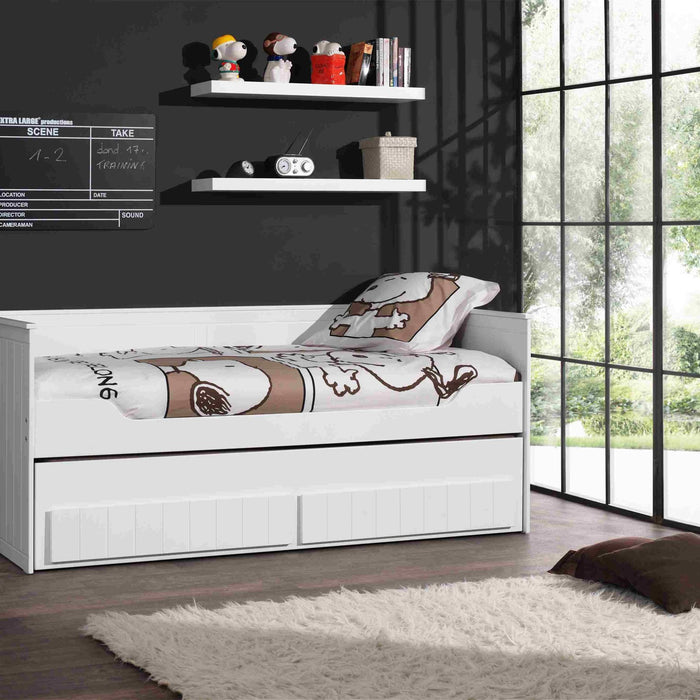 Vipack Robin Kajuitbed 90 x 200 cm met Slaaplade