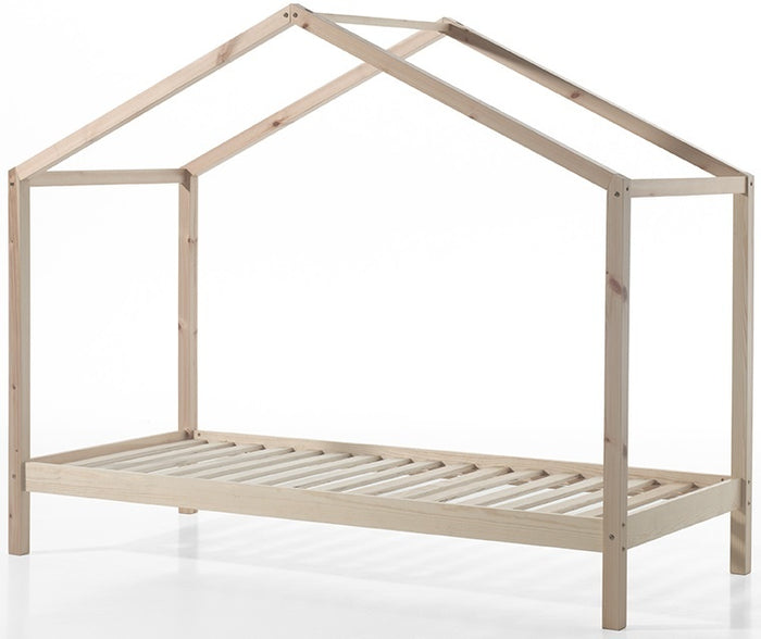 Vipack Dallas Huisbed 90x200 Naturel met Textielset