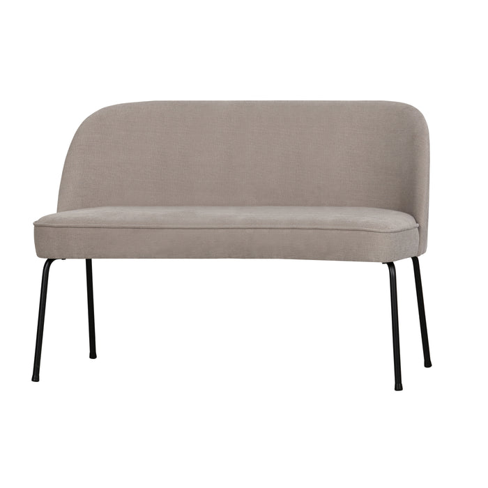 WOOOD Vogue Eetbank - Geweven Stof - Zand - 83x120x59