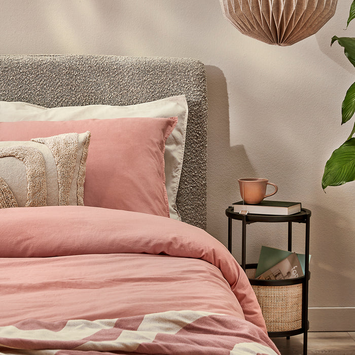 by fonQ Fresh Dekbedovertrek 200 x 200/220 cm - Rose Pink