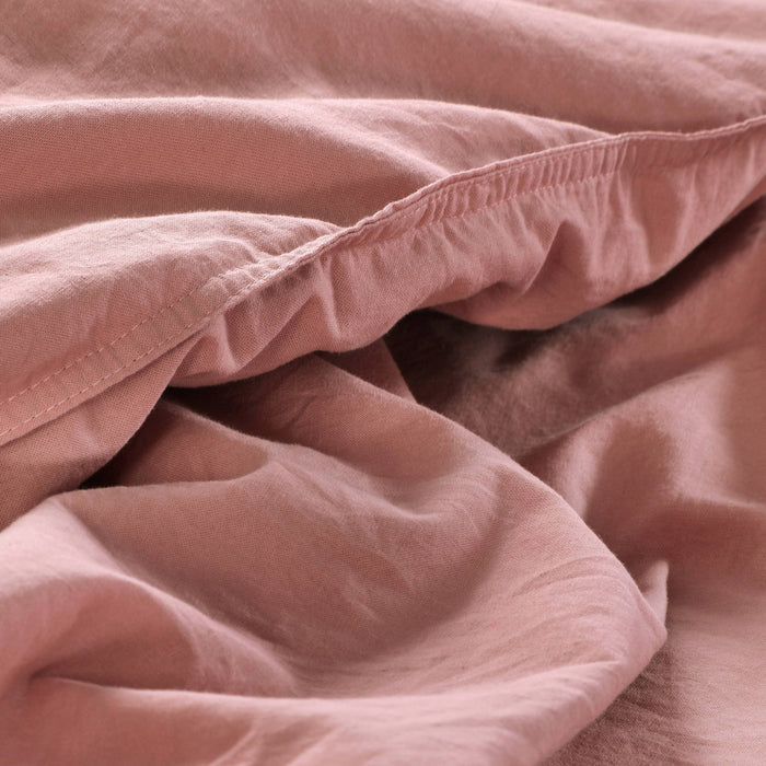 by fonQ Fresh Dekbedovertrek 200 x 200/220 cm - Rose Pink