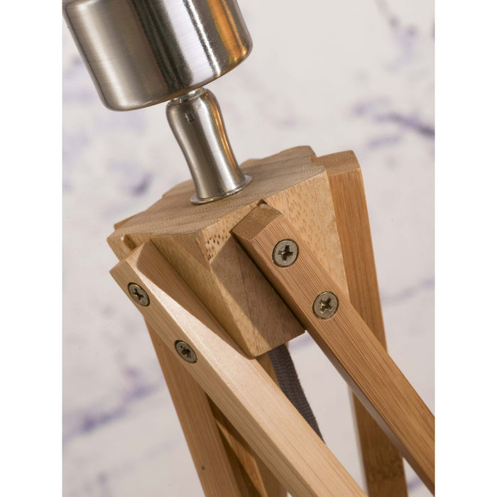 GOOD&MOJO Tafellamp Iguazu - Jute|Bamboe - Ø30x45cm