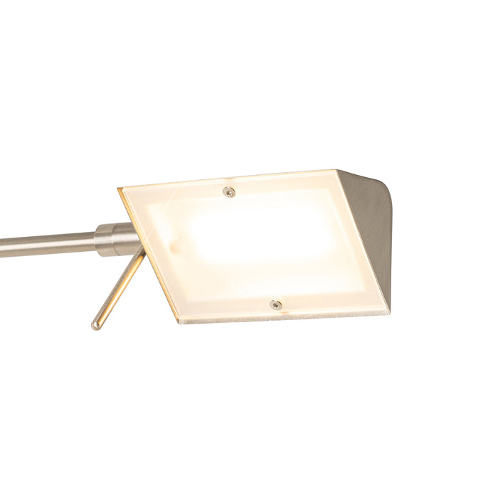 QAZQA Design wandlamp staal incl. LED dimbaar - Notia