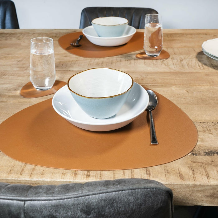 Krumble Placemat set design - 6 stuks - Bruin