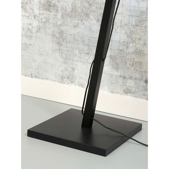 GOOD&MOJO Vloerlamp Java - Bamboe Zwart - 75x50x176cm