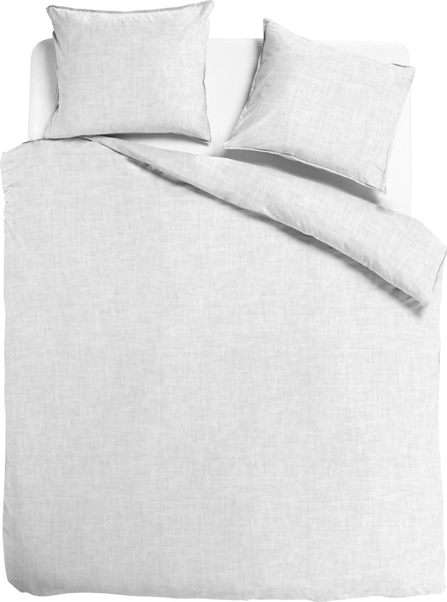 Linnen Dekbedovertrek - 140x220 - wit