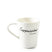 Riviera Maison cappuccino kop met tekst 200 ml - Cappuccino - Wit