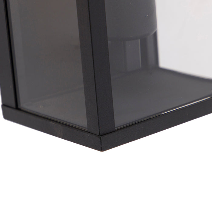 QAZQA Smart wandlamp zwart 26 cm IP44 incl. Wifi ST64  - Charlois