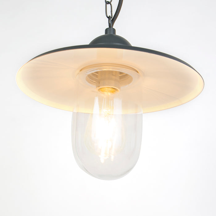 QAZQA Smart buiten hanglamp antraciet IP44 incl. Wifi ST64 - Kansas