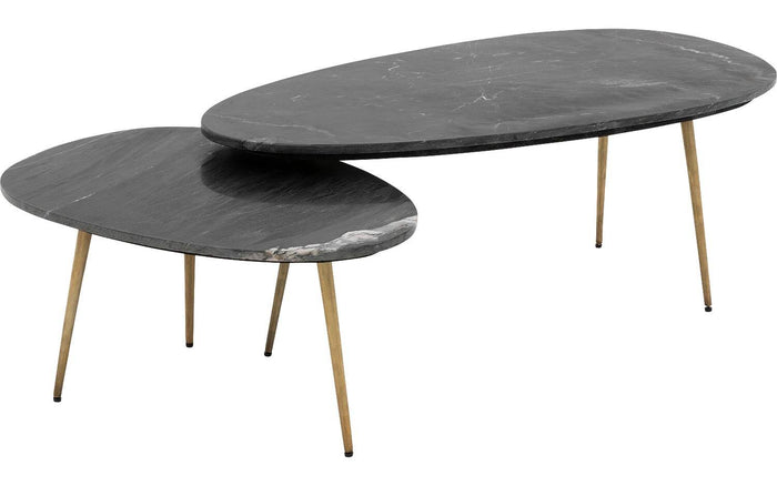 Goossens Salontafel Enzo in Donker marmer