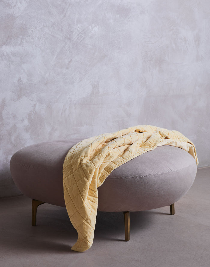 Essenza Julia Sprei Yellow straw 270 x 265 cm