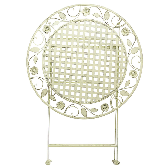 Beliani - BIVIO - Tuintafel - Groen - 70 x 70 cm - IJzer
