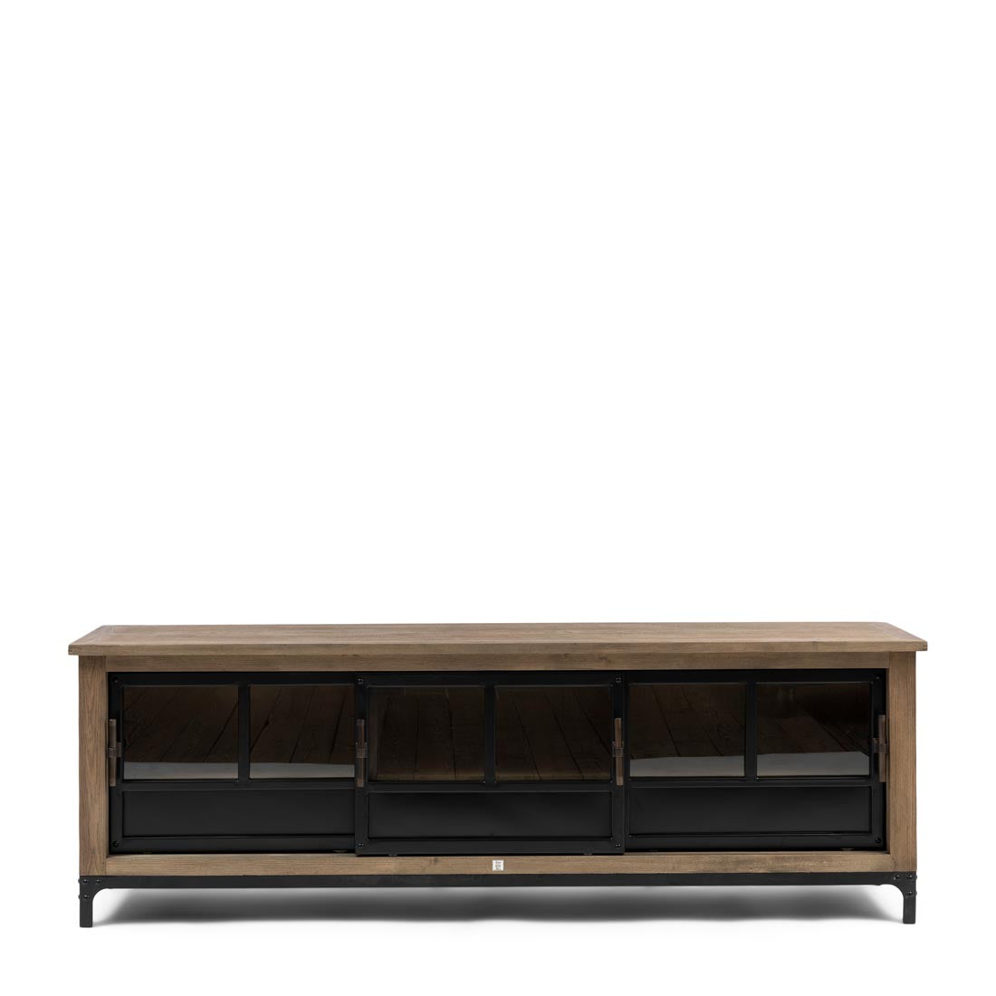 Rivièra Maison - Hoxton Flatscreen Dressoir, natuurlijk hout, GA2 - Gerecycled as, 190x42x65 cm