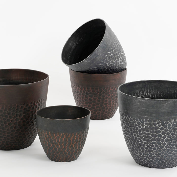 Mica Decorations Bravo Bloempot - H40 x Ø45 cm - Groen