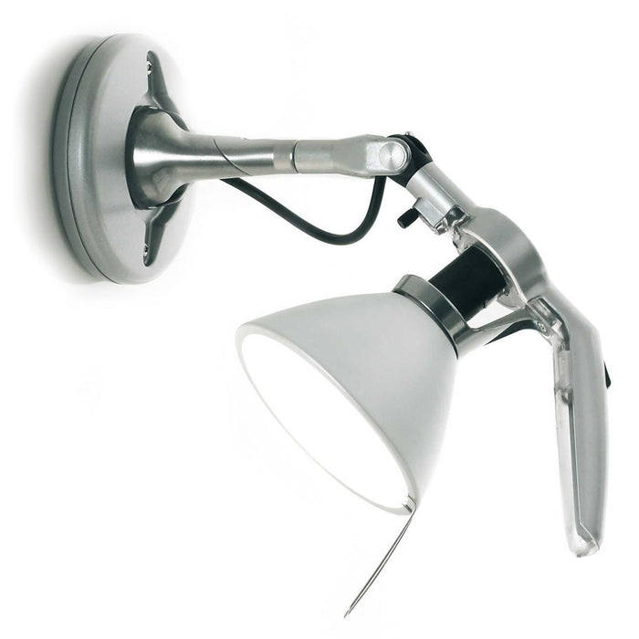 Luceplan Fortebraccio wandlamp 1-arm large zwart
