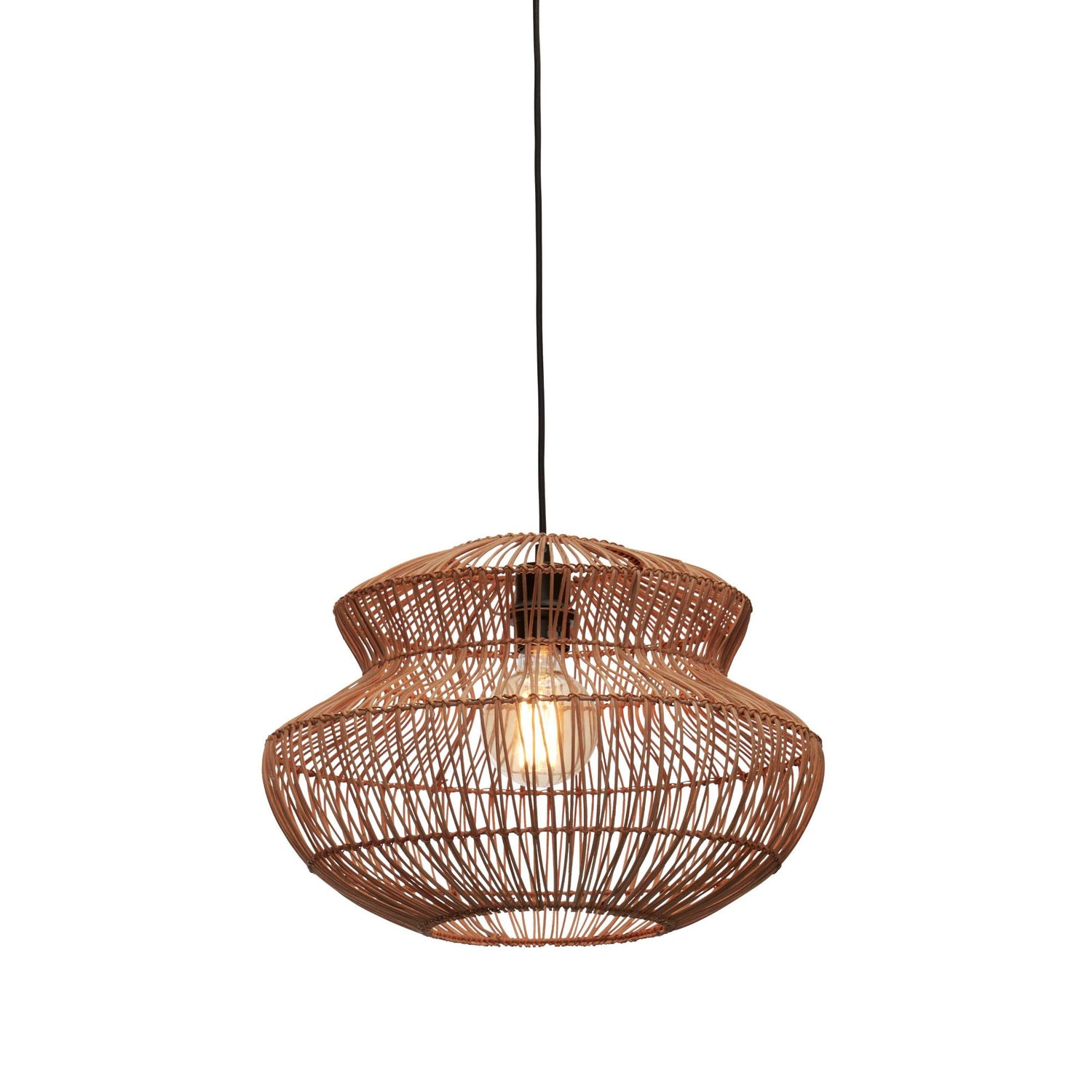 GOOD&MOJO Hanglamp Zanzibar - Rotan - Ø40x30cm