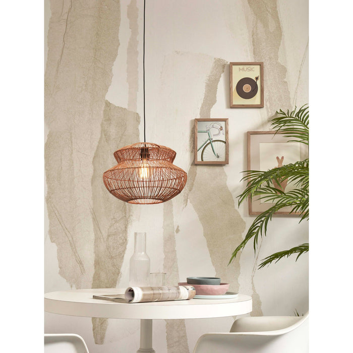 GOOD&MOJO Hanglamp Zanzibar - Rotan - Ø40x30cm
