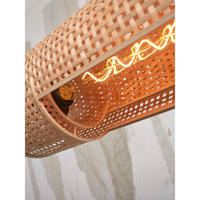 GOOD&MOJO Hanglamp Bhutan - Bamboe - 85x15x15cm