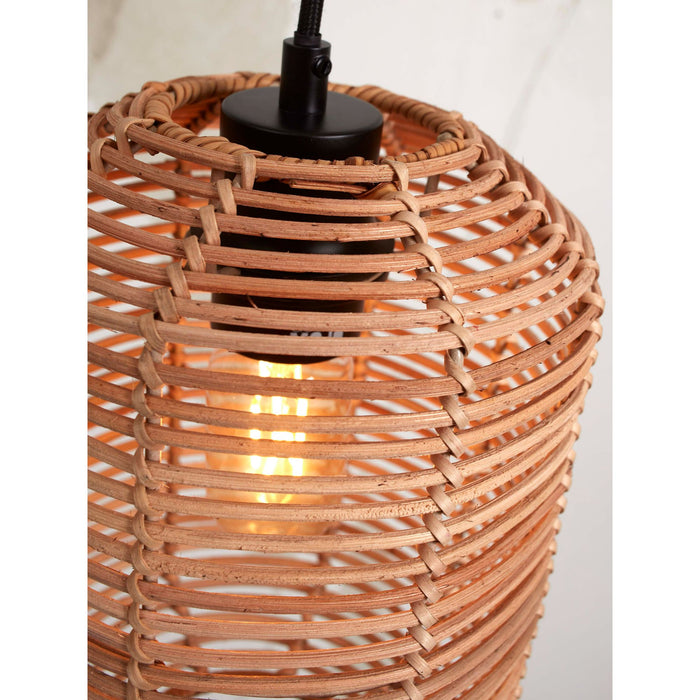 GOOD&MOJO Hanglamp Tanami - Rotan - Ø18x35cm