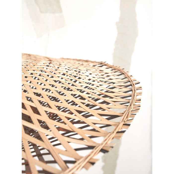 GOOD&MOJO Kalimantan Hanglamp Plat - Ø87cm - Zwart