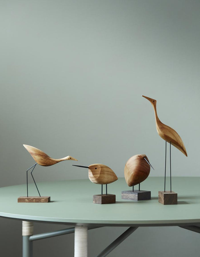 Warm Nordic Beak Bird Awake Snipe decoratie teak
