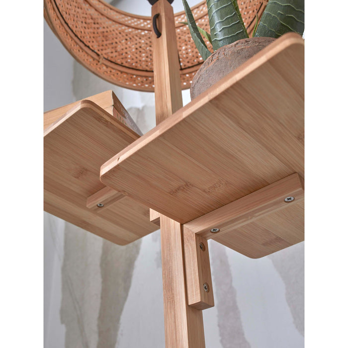 GOOD&MOJO Vloerlamp Java - Bamboe|Zwart - Ø50x158cm