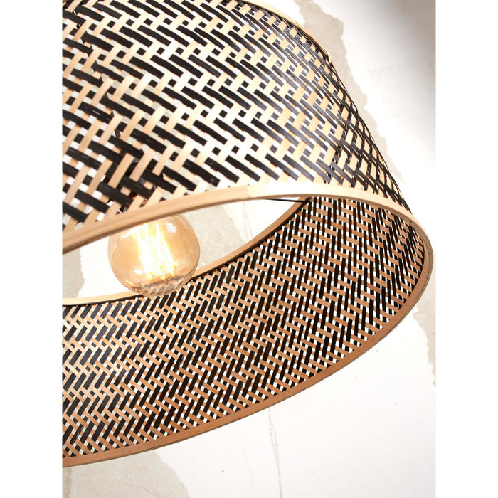 GOOD&MOJO Hanglamp Java - Bamboe|Zwart - Ø50cm