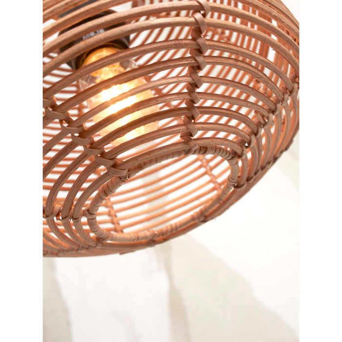 GOOD&MOJO Vloerlamp Tanami - Bamboe|Rotan - 55x30x150cm