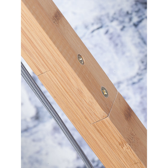 GOOD&MOJO Vloerlamp Palawan - Bamboe|Zwart - 68x40x176cm