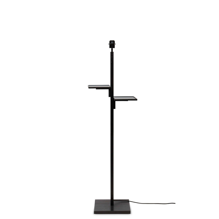GOOD&MOJO Vloerlamp Java - Bamboe Zwart - Ø50x158cm