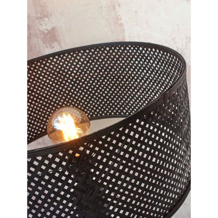 GOOD&MOJO Vloerlamp Java - Bamboe Zwart - Ø50x158cm