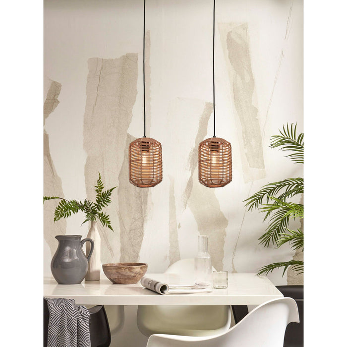 GOOD&MOJO Hanglamp Tanami - Rotan - Ø18x25cm