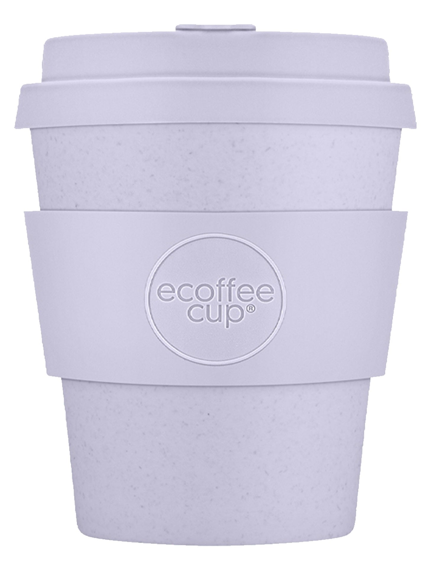Ecoffee Cup Glittertind PLA - Koffiebeker to Go 240 ml Lila Siliconen