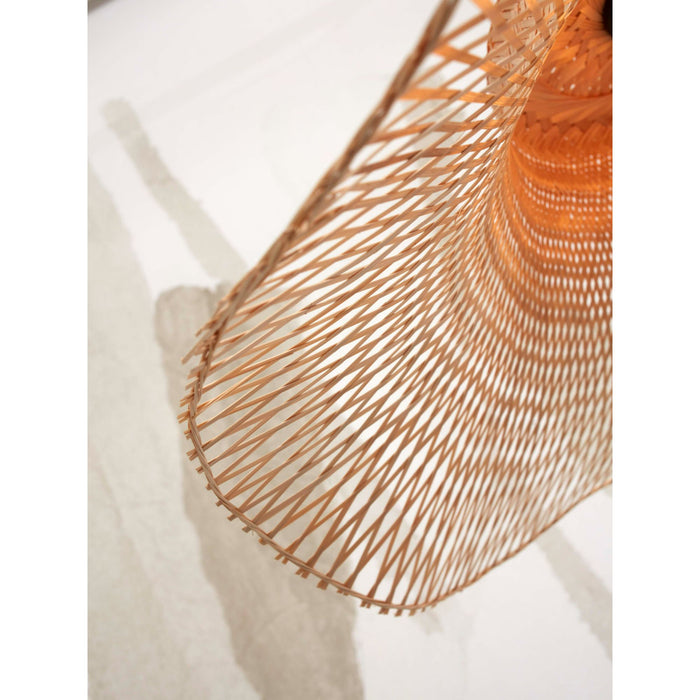 GOOD&MOJO Plafonniere Ibiza - Bamboe - 50x50x15cm