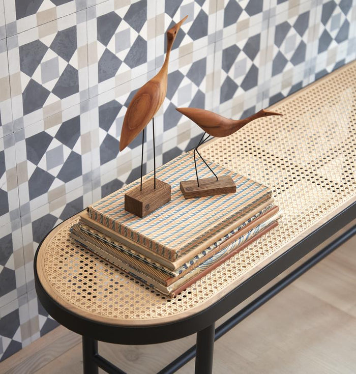 Warm Nordic Beak Bird Tall Heron decoratie eiken