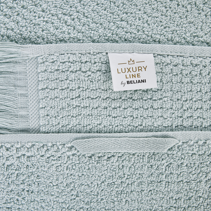 Beliani - ATIU - Handdoek set van 2 - Mintgroen - Katoen