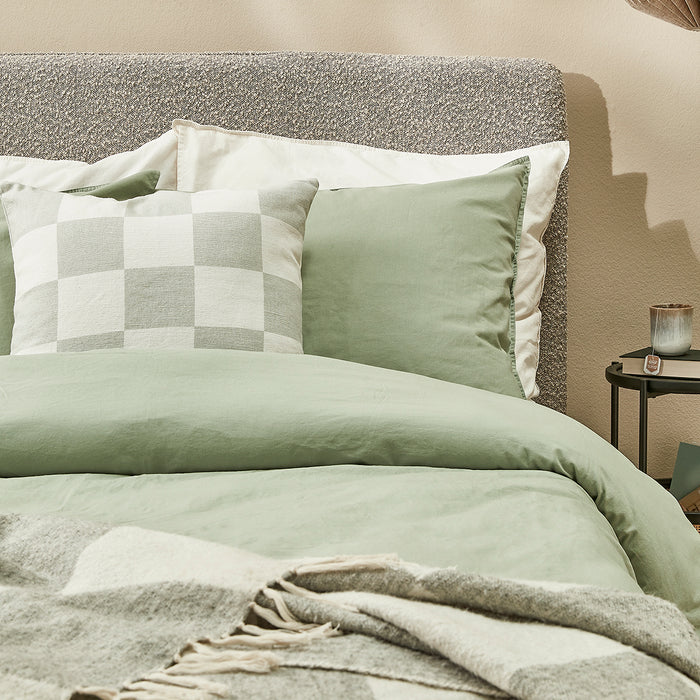 by fonQ Fresh Dekbedovertrek 200 x 200/220 cm - Scandi Green