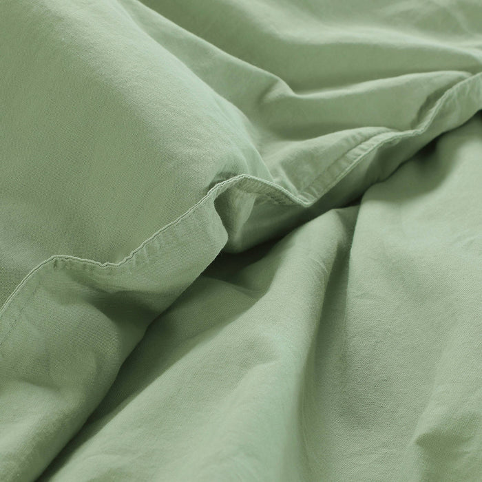 by fonQ Fresh Dekbedovertrek 200 x 200/220 cm - Scandi Green