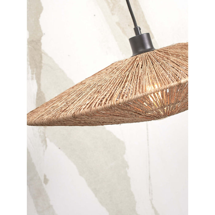 GOOD&MOJO Vloerlamp Iguazu - Bamboe Wit|Jute - 78x55x176cm