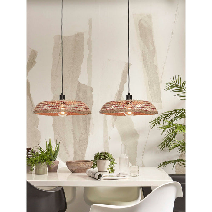 GOOD&MOJO Hanglamp Pantanal - Zeegras|Rood - Ø45cm