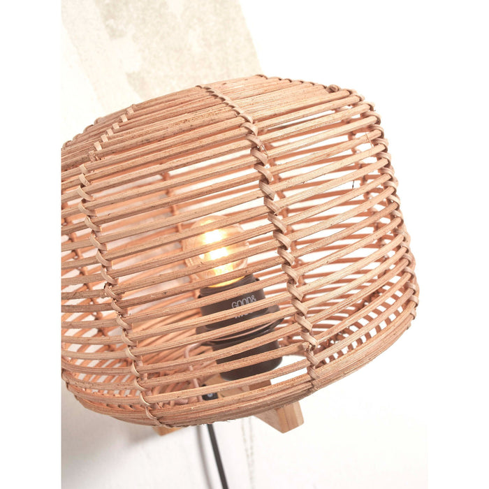GOOD&MOJO Wandlamp Tanami - Rotan - Ø25cm
