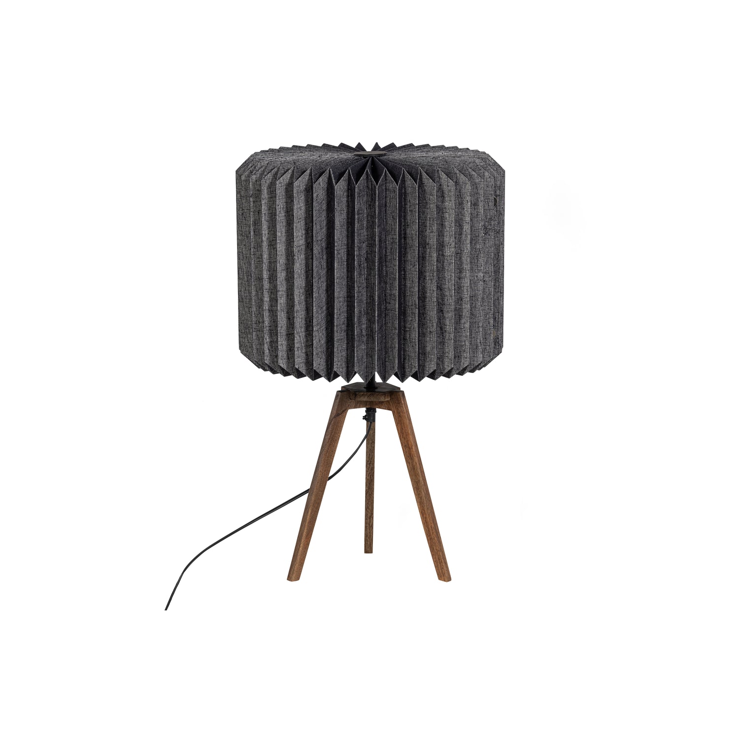 WOOOD Tafellamp Bones - Papier - Naturel|Zwart - 58x36x36